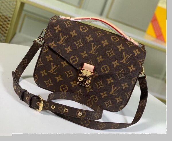 LV Shoulder Bag Pochette Metis Monogram Canvas Shoulder Bag Leather - Image 2