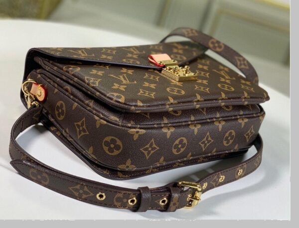 LV Shoulder Bag Pochette Metis Monogram Canvas Shoulder Bag Leather - Image 3