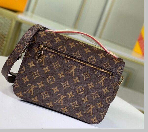 LV Shoulder Bag Pochette Metis Monogram Canvas Shoulder Bag Leather - Image 4