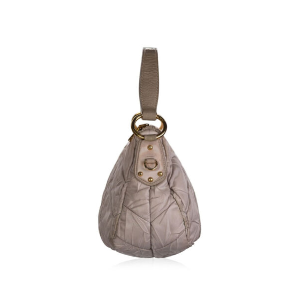 Prada Tessuto Quilted Hobo Handbag - Image 3