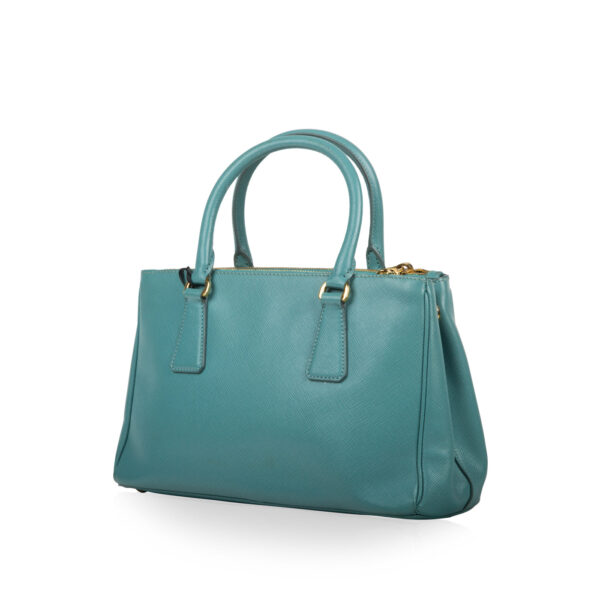 Prada Turquoise Saffiano Small - Image 4