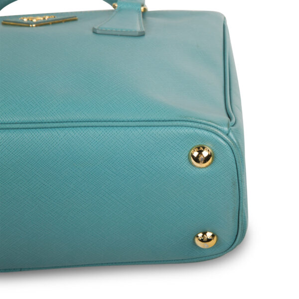 Prada Turquoise Saffiano Small - Image 6