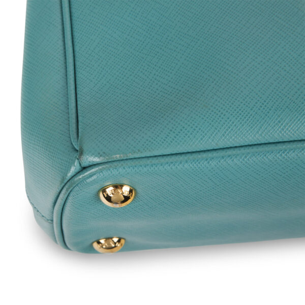 Prada Turquoise Saffiano Small - Image 8