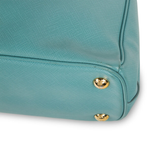 Prada Turquoise Saffiano Small - Image 9