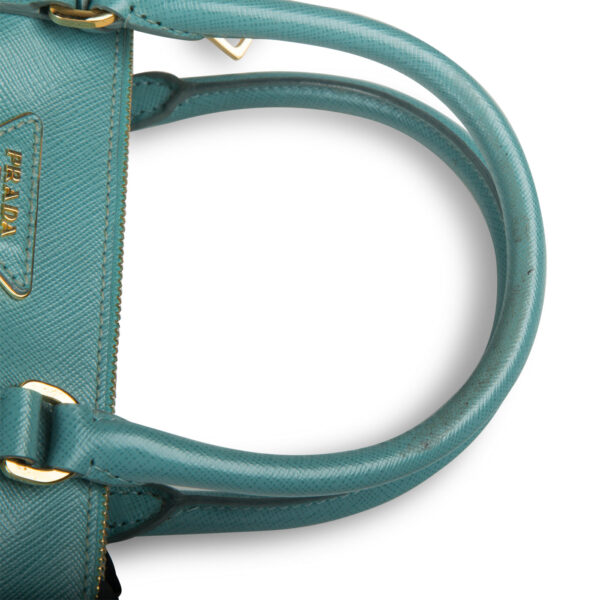 Prada Turquoise Saffiano Small - Image 11