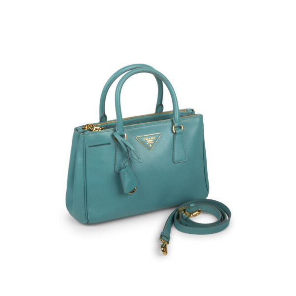 Prada Turquoise Saffiano Small - Image 14