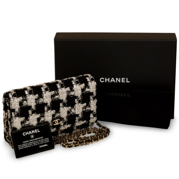 Chanel Wallet on Chain - Tweed/Ribbon 20C - Image 8