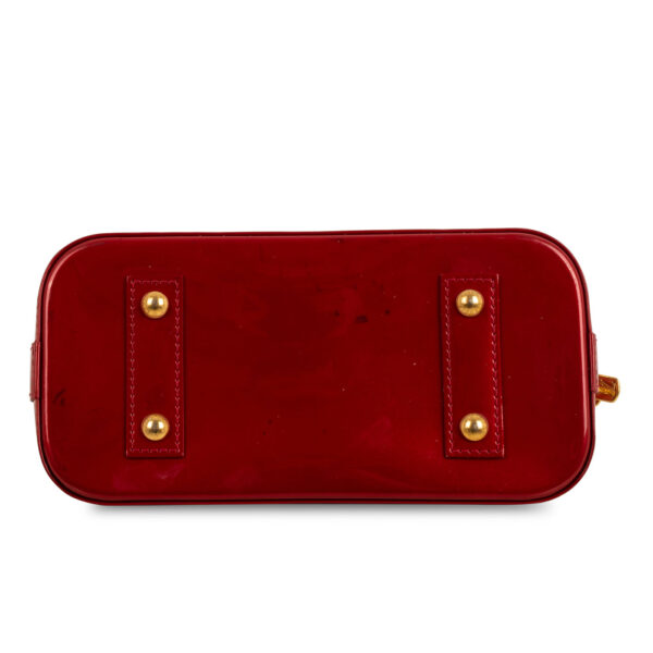 Louis Vuitton Alma BB - Red Vernis - Image 3