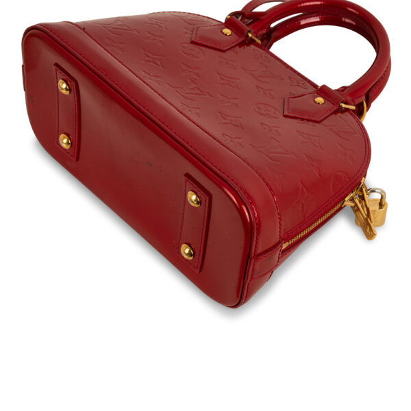 Louis Vuitton Alma BB - Red Vernis - Image 5