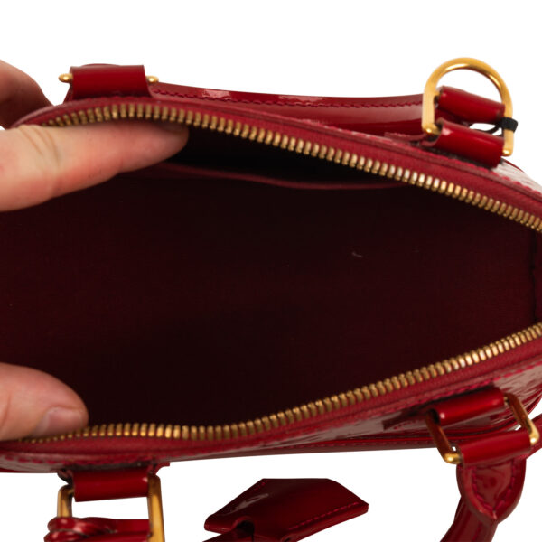 Louis Vuitton Alma BB - Red Vernis - Image 6