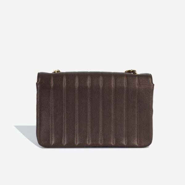 Chanel Vertical Flap Bag - Metallic Bronze - Image 2