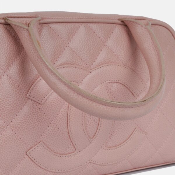 Chanel Vintage Quilted Bowler Tote - Image 2