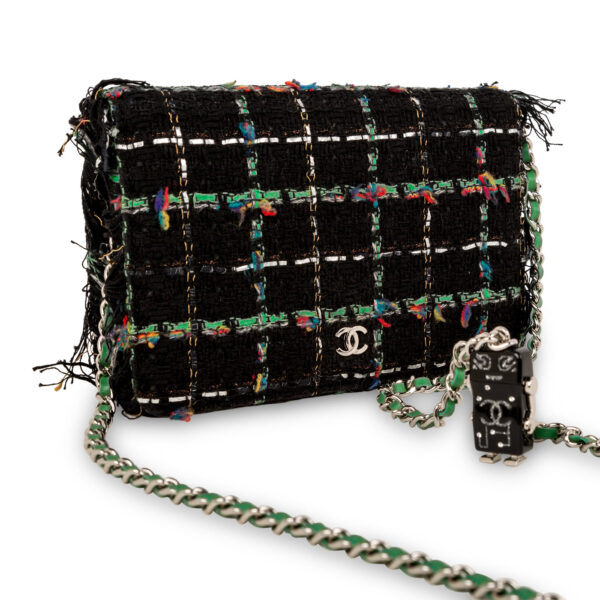 Chanel WOC - Tweed Robot Wallet on Chain - Image 13