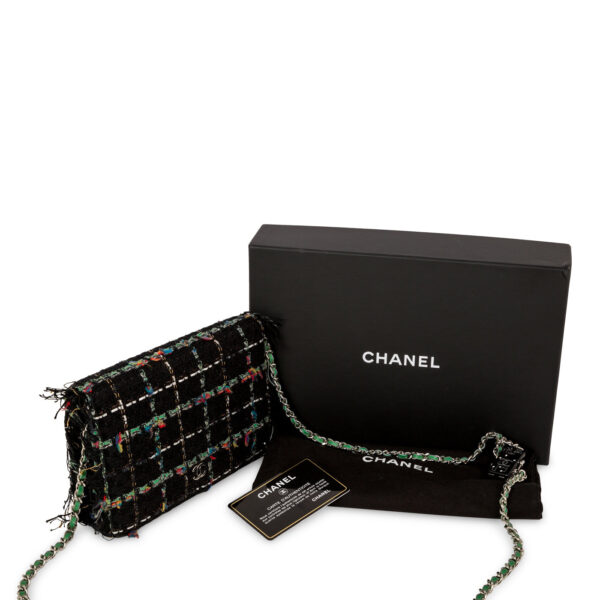 Chanel WOC - Tweed Robot Wallet on Chain - Image 14