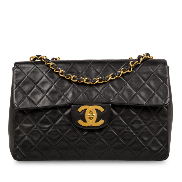 Chanel Vintage XL Maxi Flap Bag - Image 9