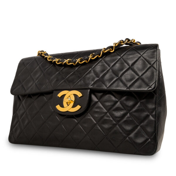 Chanel Vintage XL Maxi Flap Bag - Image 5