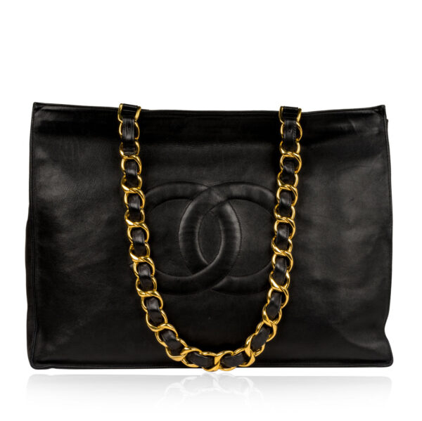 Chanel Vintage Classic Shopper Tote - Image 9