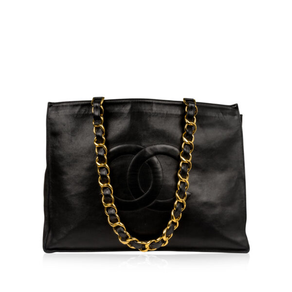 Chanel Vintage Classic Shopper Tote - Image 2