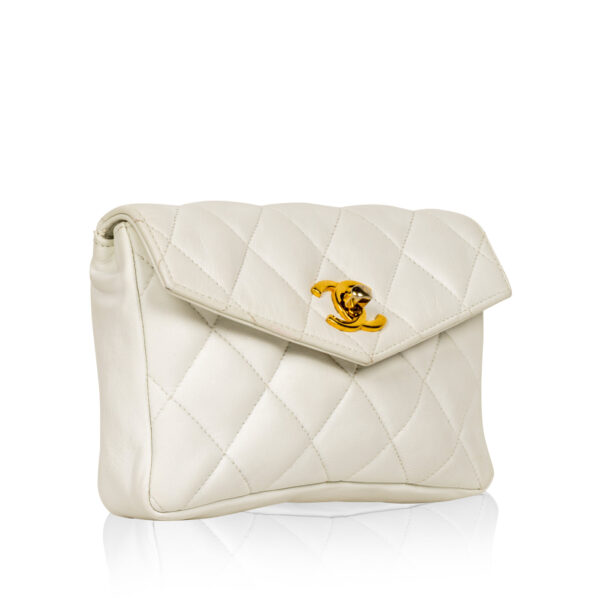 Chanel Vintage Bum Bag - White - Image 2