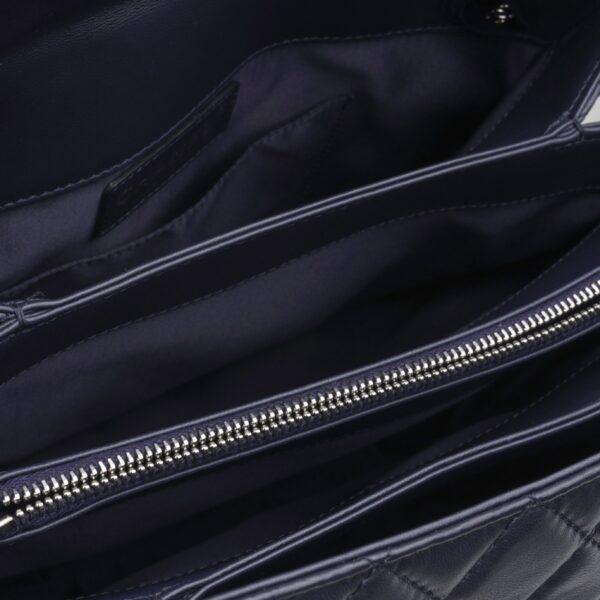 Chanel Accordion Shoulder Bag - Navy - Image 4