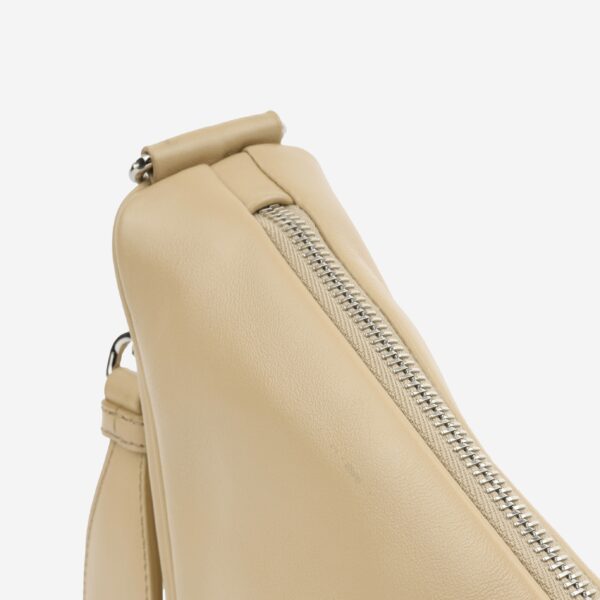 Prada Triangle Crossbody - Beige - Image 3