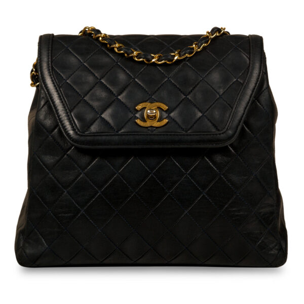 Chanel Vintage Lambskin Shoulder Bag - Image 9