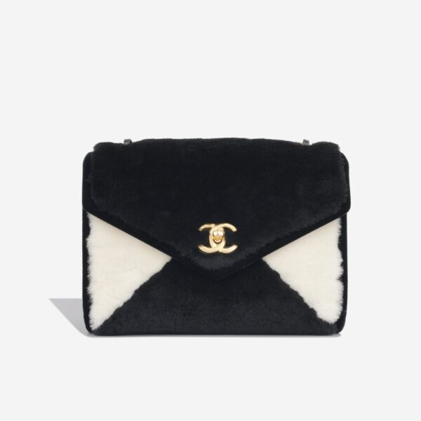 Chanel Small Envelope Flap Bag - Shearling - Image 9