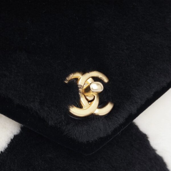 Chanel Small Envelope Flap Bag - Shearling - Image 8