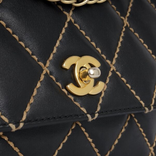 Chanel Wild Stitch Flap Bag - Image 5
