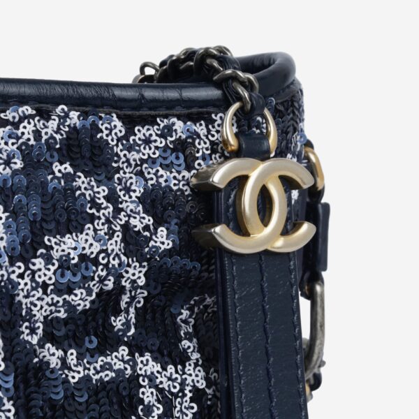 Chanel Small Gabrielle - Logo Motif Sequin - Image 7