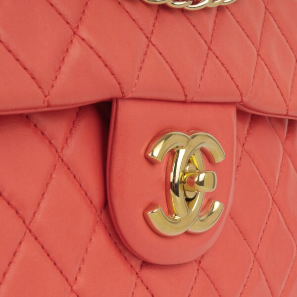Chanel XL Maxi Flap - Coral - Image 6