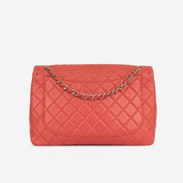 Chanel XL Maxi Flap - Coral - Image 7