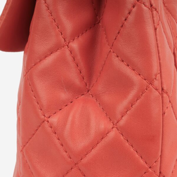 Chanel XL Maxi Flap - Coral - Image 4