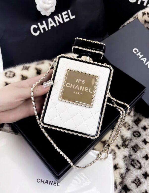 Chanel 22S  limited edition perfume bottle evening bag